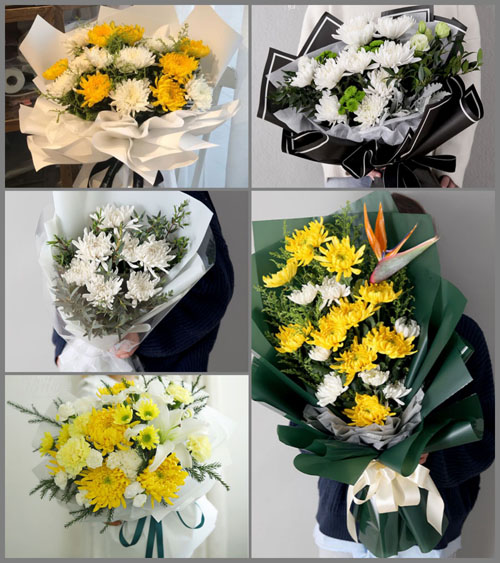 江苏淮安清江浦区盐河镇白事花束代送